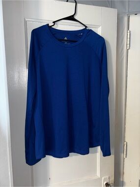 adidas women’s Long Sleeve Athletic Top - Blue